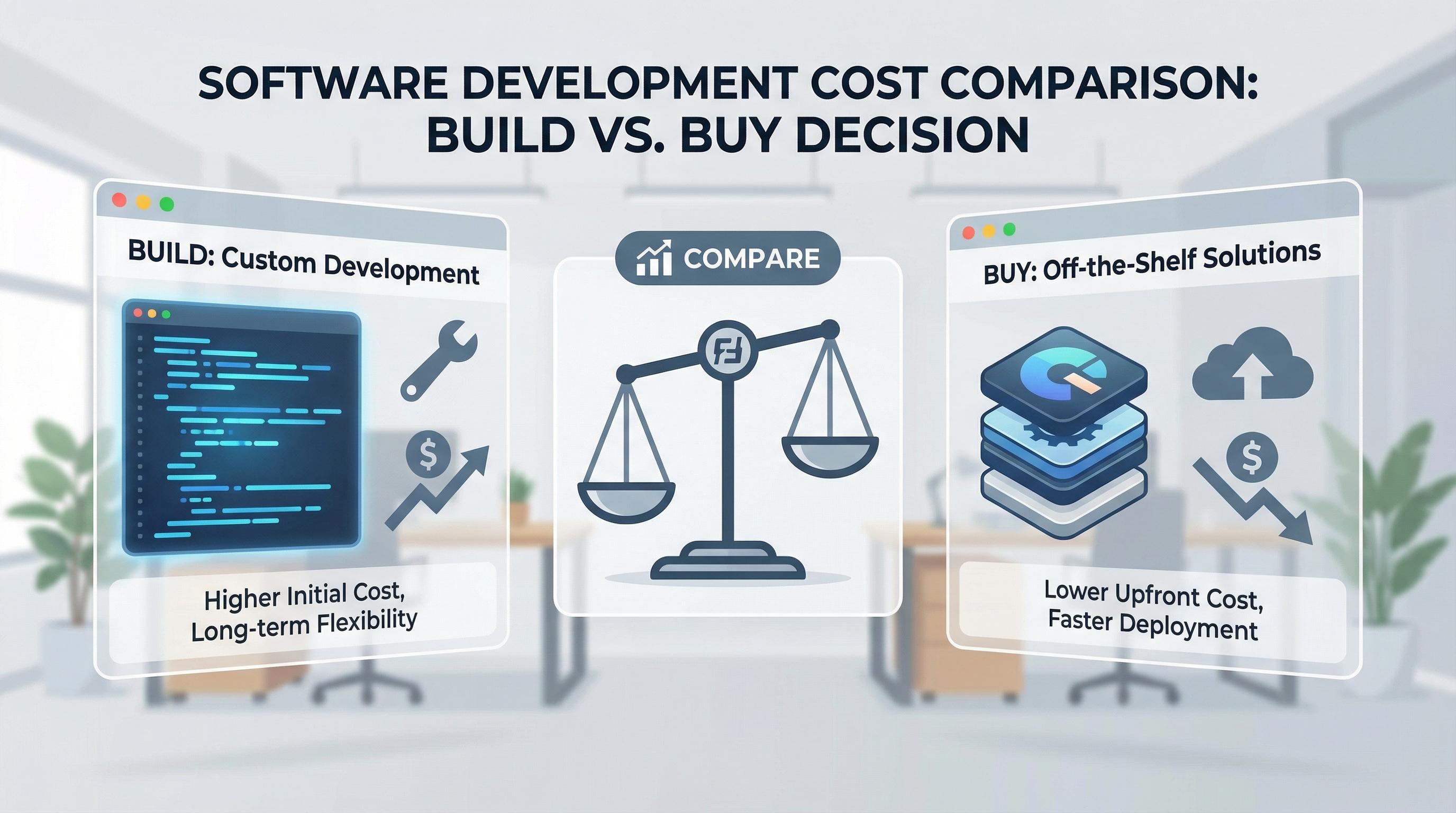 Custo de Software Caiu: Construir vs Comprar Nunca Foi Tão Real