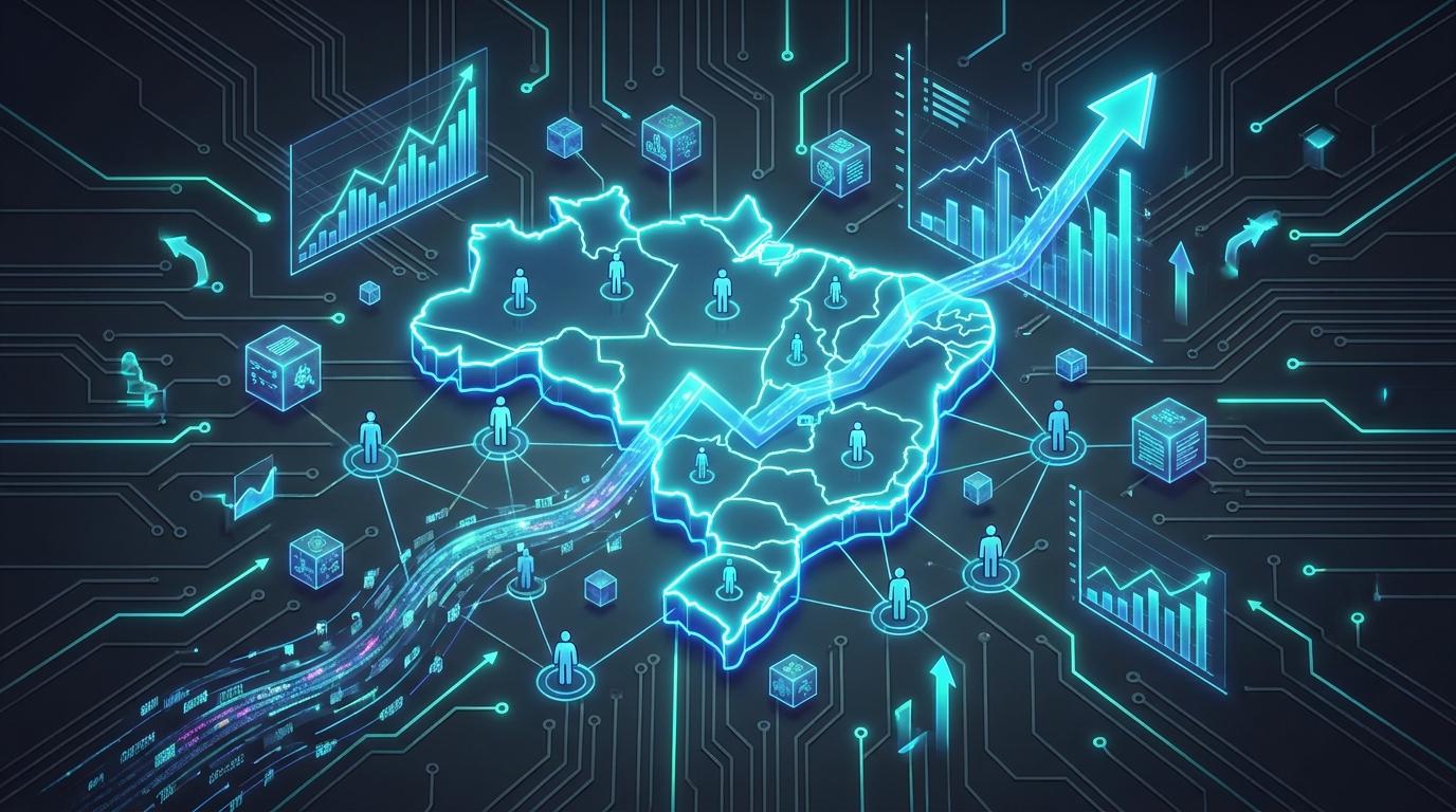 IA Agêntica: Brasil Lidera Crescimento de 25x até 2030