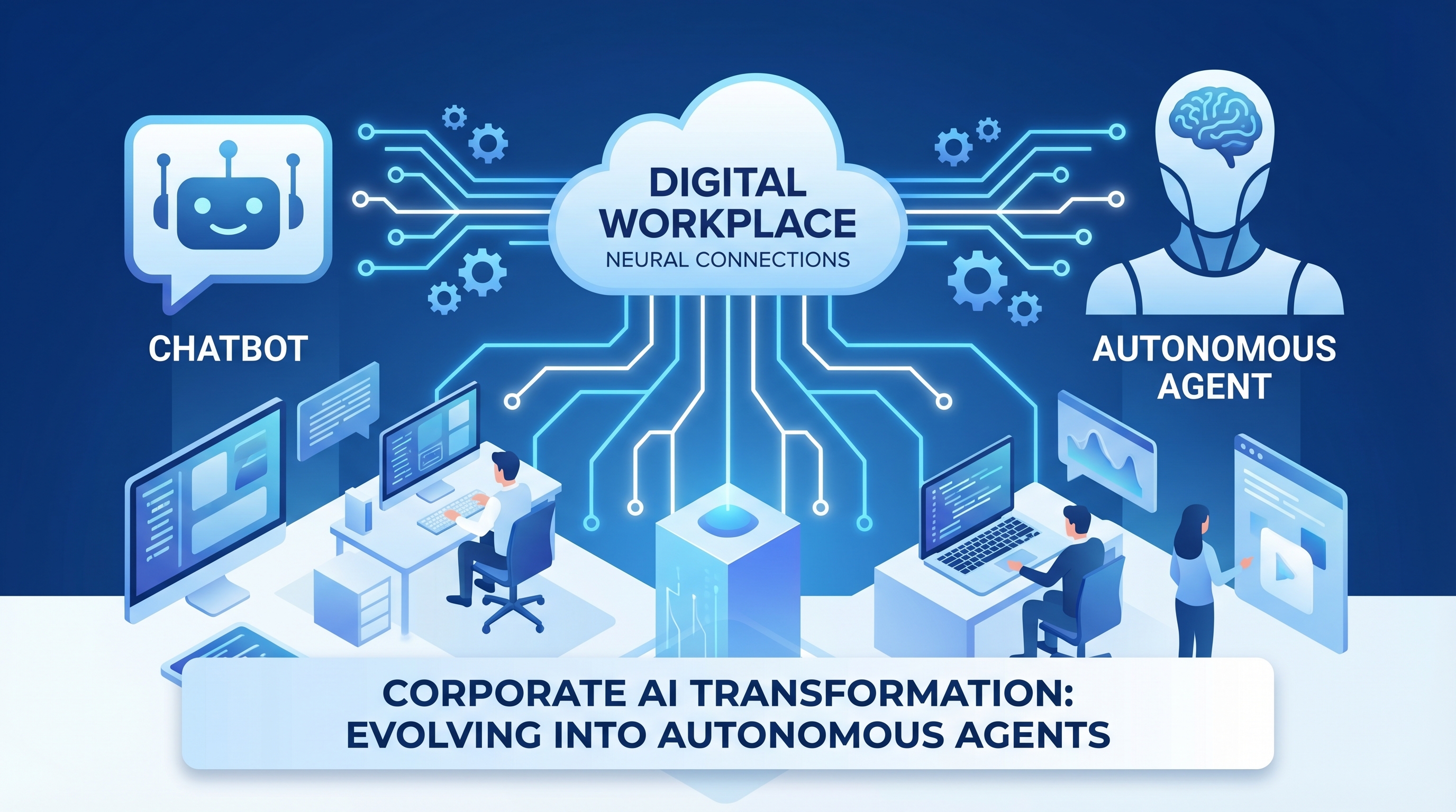 Agentes de IA: De Chatbots Reativos a Autônomos — O Que Muda para Empresas